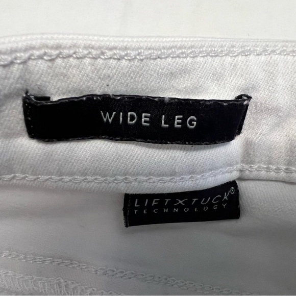 NYDJ wide leg white jeans (1019) - Picture 4 of 5